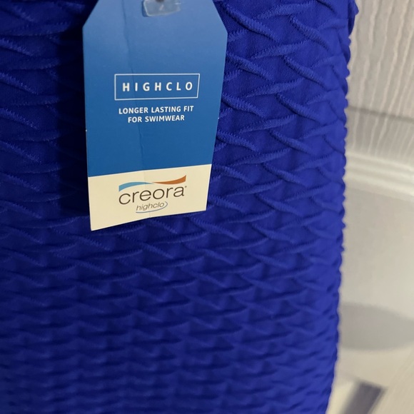 32) Lands end Women's Texture Square Neck Swim Dress NWT size 3x retails $135 - Picture 7 of 11